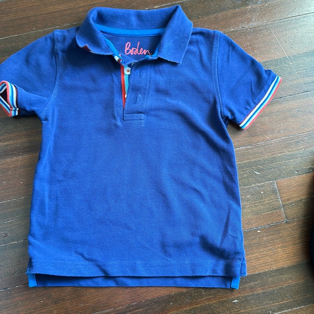 COPY - Boys Boden navy polo size 3-4y